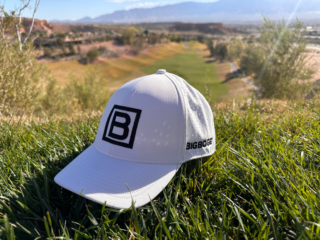 The White Knight (Mens White Golf Hat)