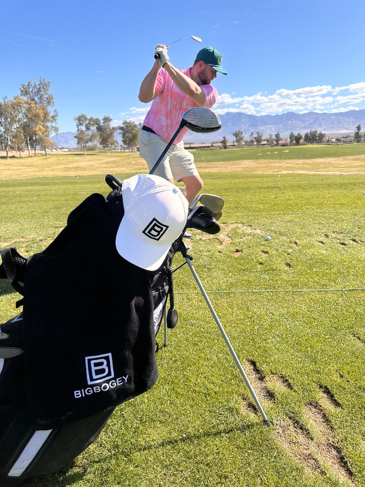 The White Knight (Mens White Golf Hat)